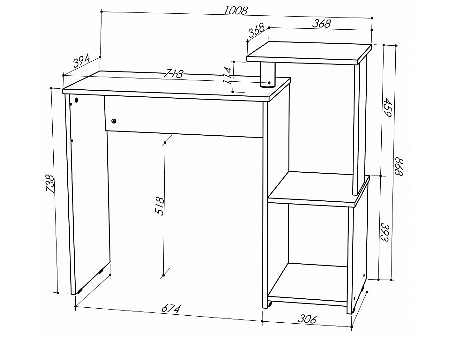 Стол письменный Джаз 30