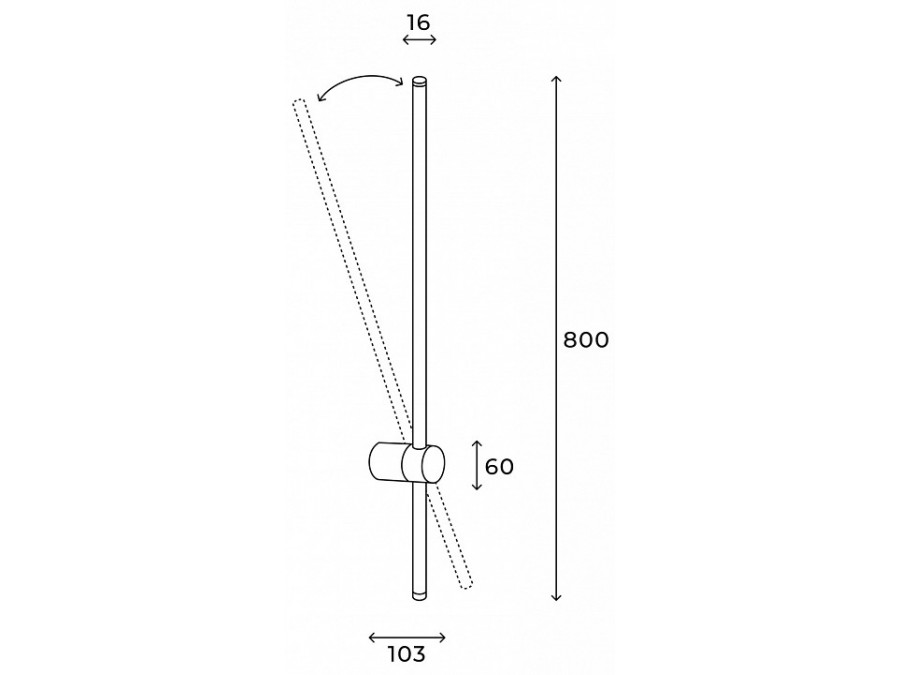 Бра Hesby Lighting Edge HSBL_0225
