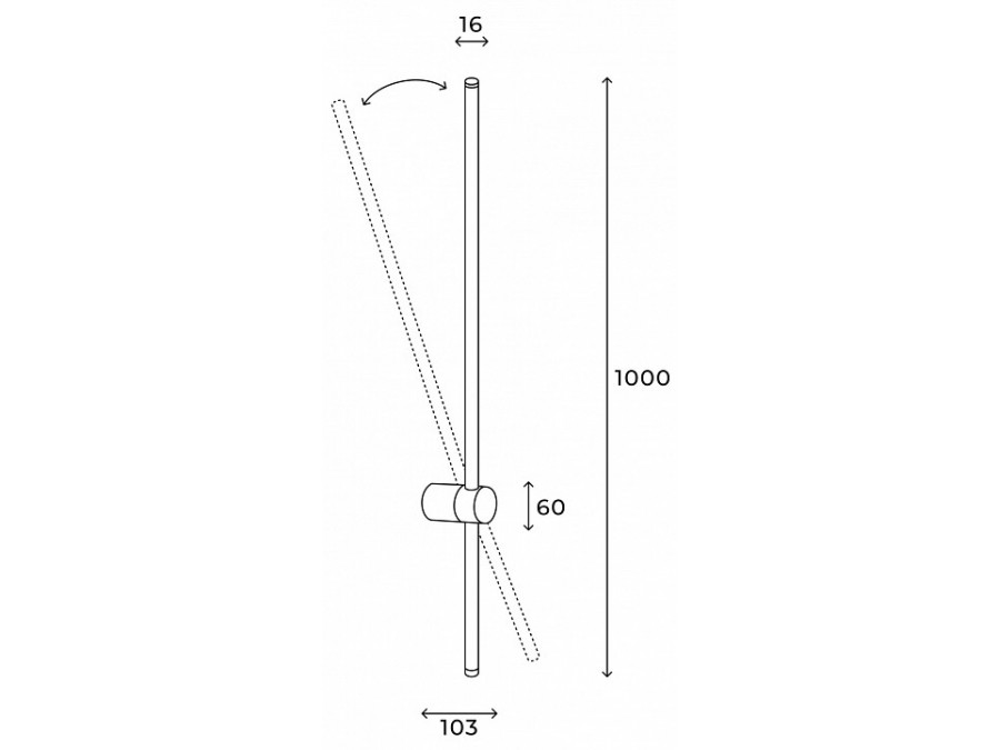 Бра Hesby Lighting Edge HSBL_0226