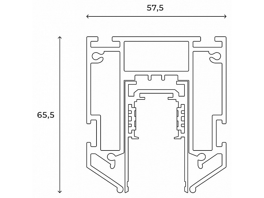 Трек встраиваемый Hesby Lighting ElDeko HSBL_0072_1