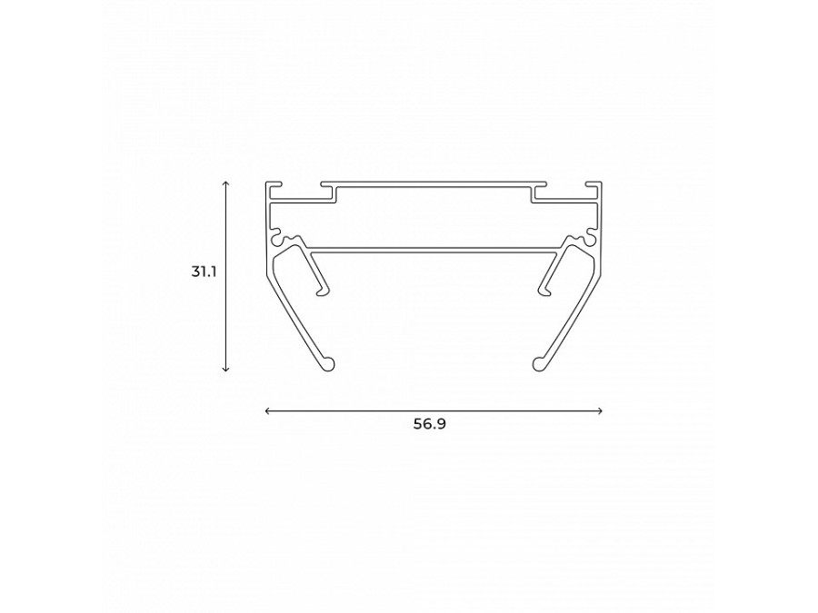 Профиль-держатель Hesby Lighting Skylite HSBL_0193