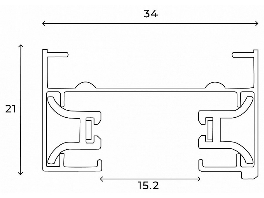 Трек накладной Hesby Lighting Skylite 0001