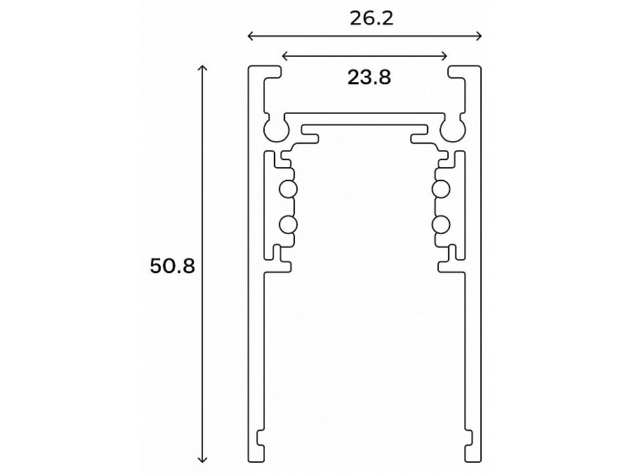 Трек накладной Hesby Lighting ElDeko HSBL_0170