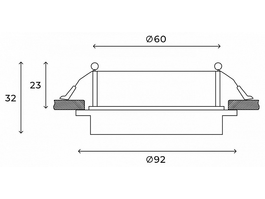 Встраиваемый светильник Hesby Lighting Vestby HSBL_0119
