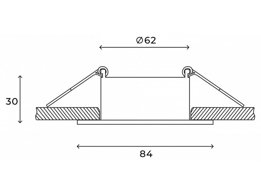 Встраиваемый светильник Hesby Lighting Glow HSBL_0232