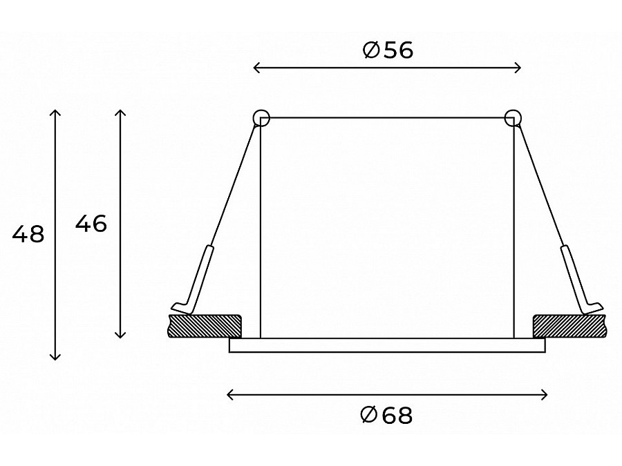 Встраиваемый светильник Hesby Lighting Verdal HSBL_0101