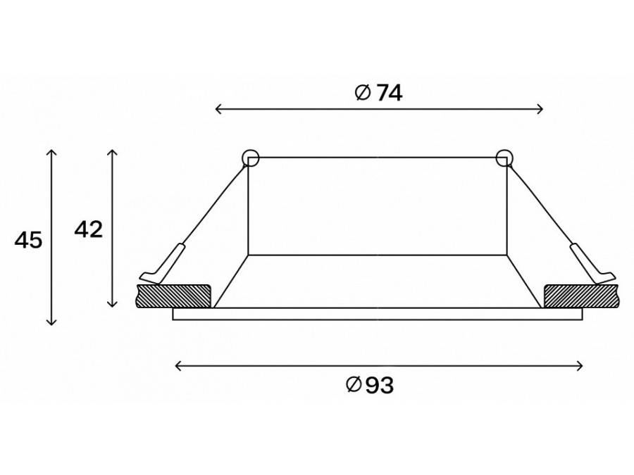 Встраиваемый светильник Hesby Lighting Lillestrom HSBL_0222