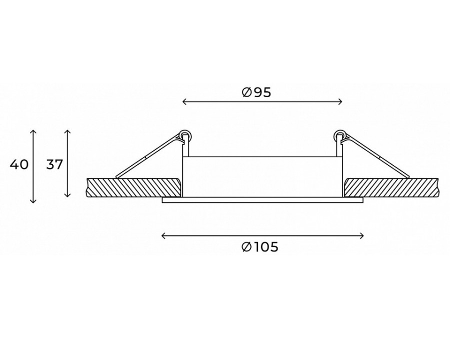 Встраиваемый светильник Hesby Lighting Core HSBL_0229