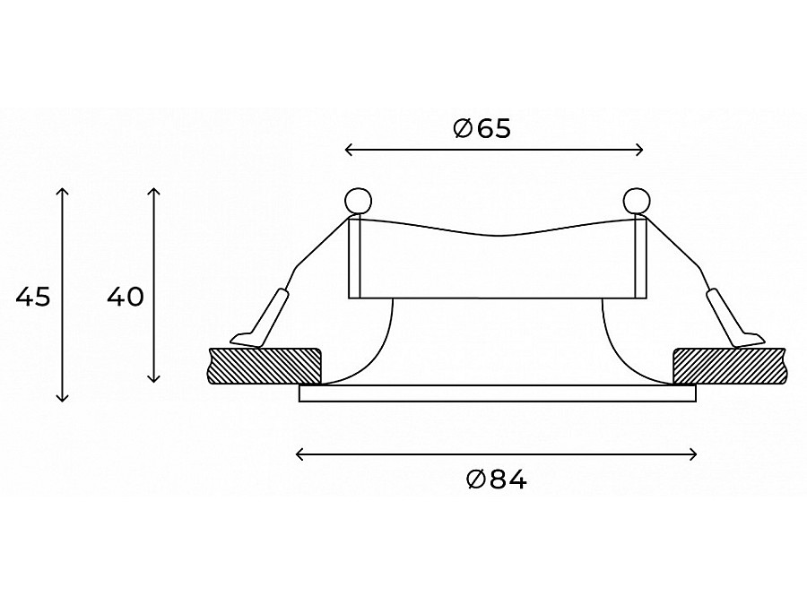 Встраиваемый светильник Hesby Lighting Envision HSBL_0109