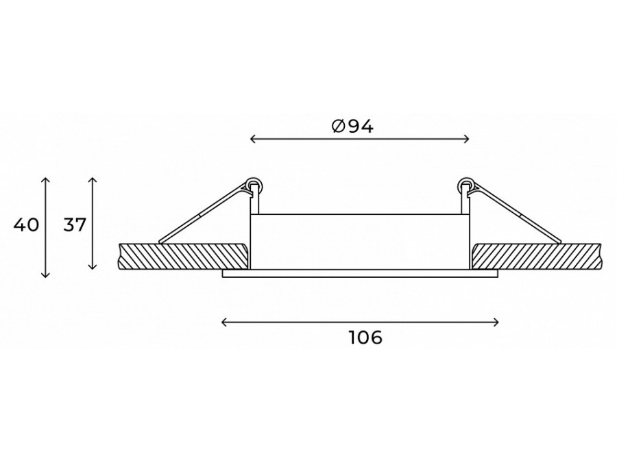 Встраиваемый светильник Hesby Lighting Core HSBL_0230