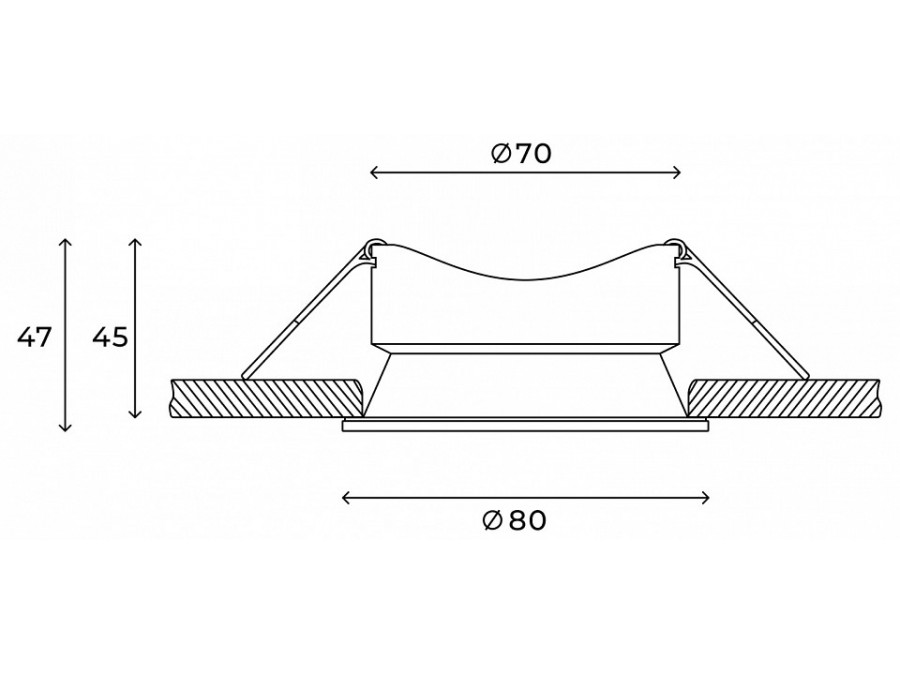 Встраиваемый светильник Hesby Lighting Harstad HSBL_0228