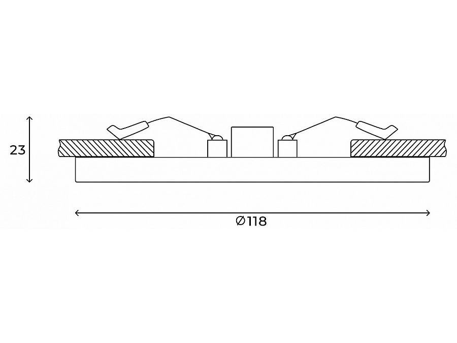 Встраиваемый светильник Hesby Lighting Alta HSBL_0183