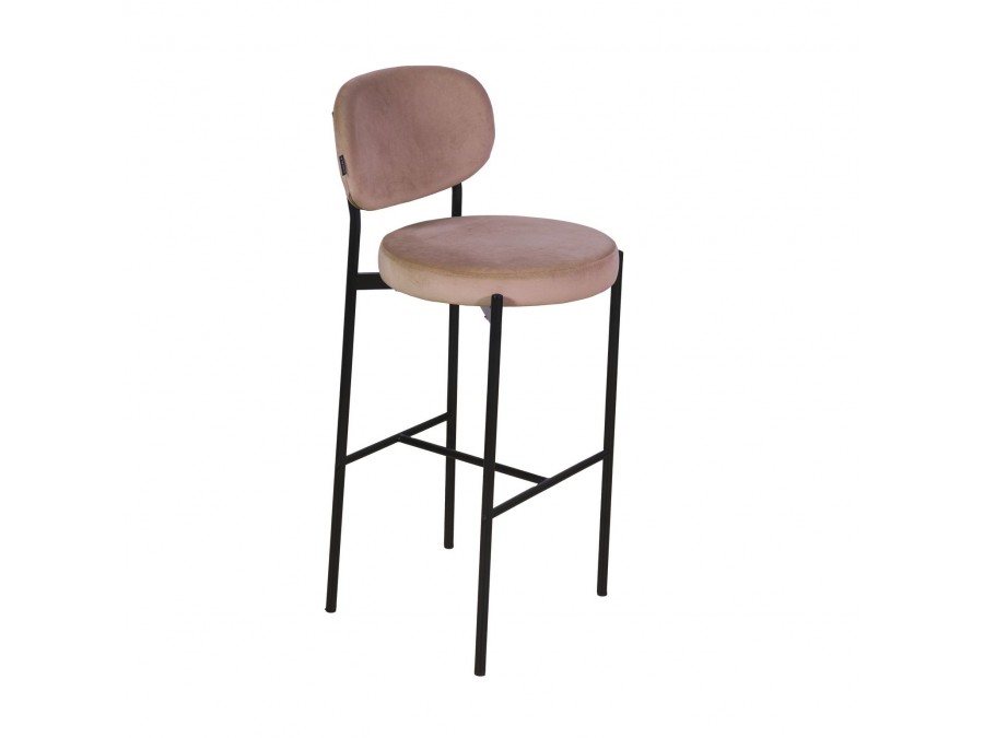 Стул барный Mason, бархат бежевый 5