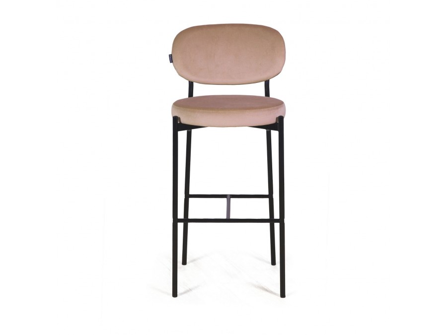 Стул барный Mason, бархат бежевый 5