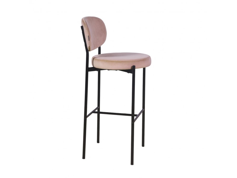 Стул барный Mason, бархат бежевый 5
