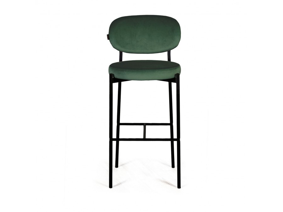 Стул барный Mason, бархат зеленый 19