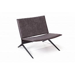 Кресло Fly, замша серый