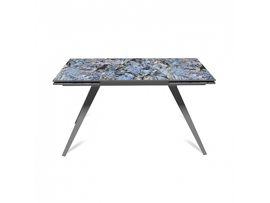 Стол раскладной Asti (140+40+40), керамика глянцевая Lemurian Blue