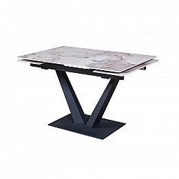 Стол раскладной Malibu (120+30+30), керамика глянцевая Pandora