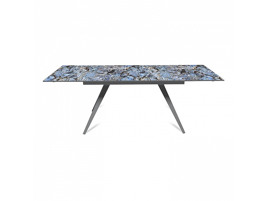 Стол раскладной Asti (140+40+40), керамика глянцевая Lemurian Blue
