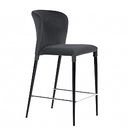 Стул полубарный Albert, бархат 03 /опора конус