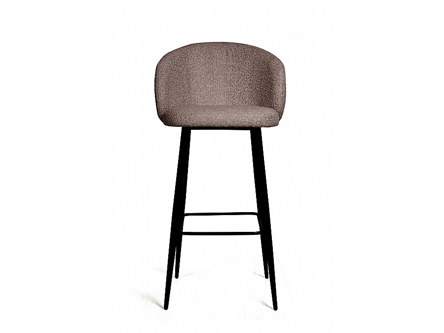 Стул полубарный Vito, букле коричневый / опора конус