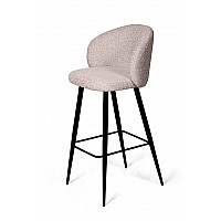 Стул полубарный Vito, букле бежевый / опора конус