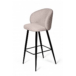 Стул полубарный Vito, букле бежевый / опора конус