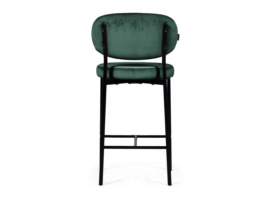 Стул полубарный Mason, бархат зеленый 19