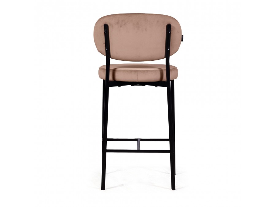 Стул полубарный Mason, бархат бежевый 5