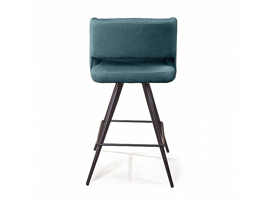 Стул полубарный Molly, ткань зеленый