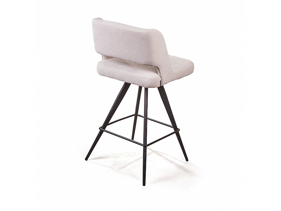 Стул полубарный Molly, ткань бежевый