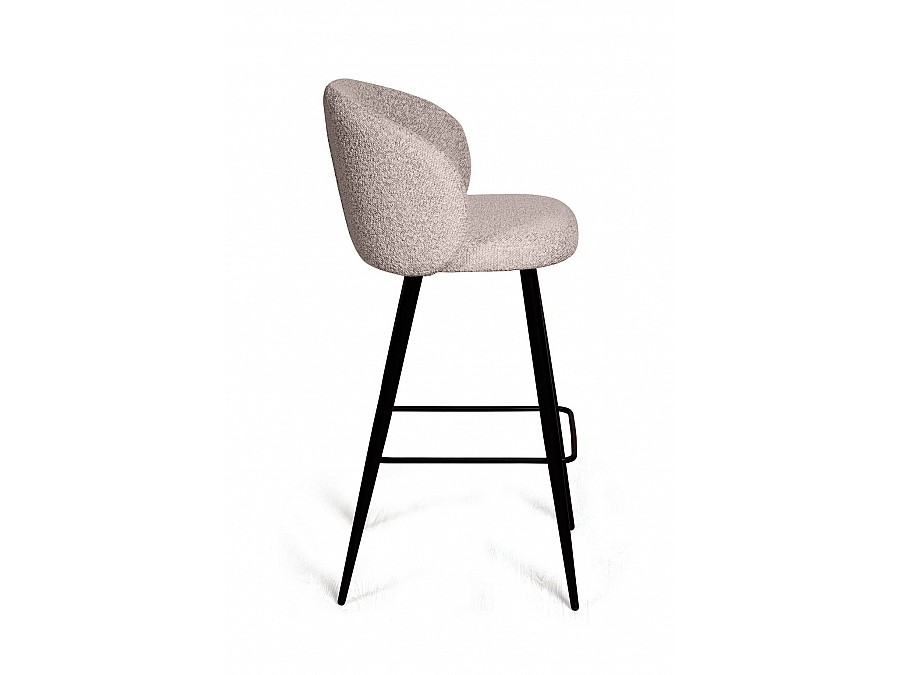 Стул полубарный Vito, букле бежевый / опора конус
