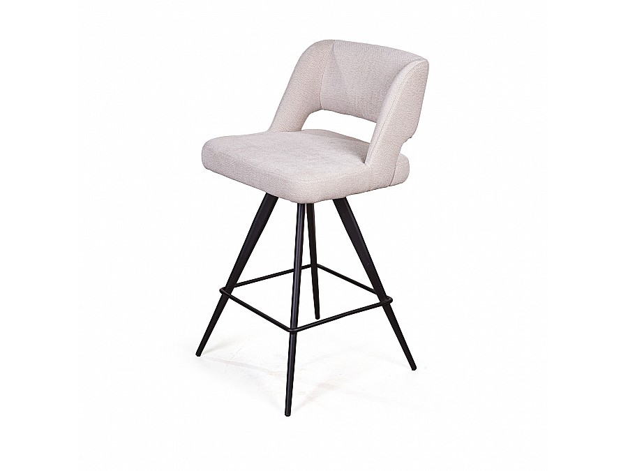 Стул полубарный Molly, ткань бежевый