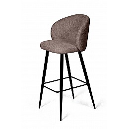 Стул полубарный Vito, букле коричневый / опора конус