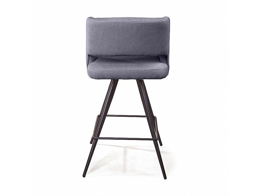 Стул полубарный Molly, ткань серый