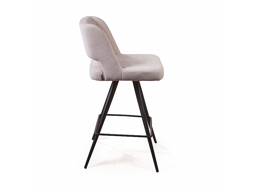 Стул полубарный Molly, ткань бежевый