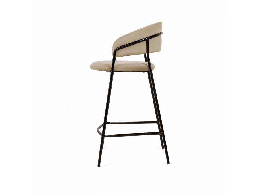 Стул полубарный Kelly, бархат бежевый 5