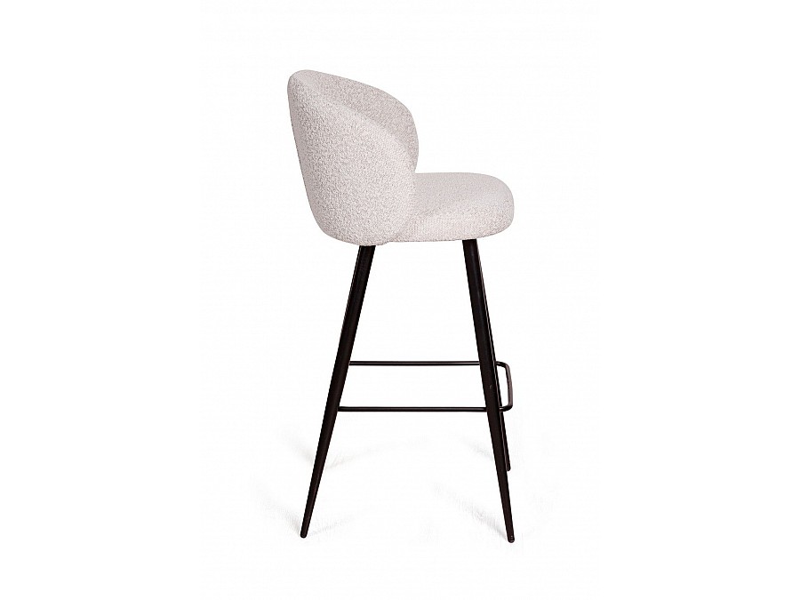 Стул полубарный Vito, букле белый / опора конус