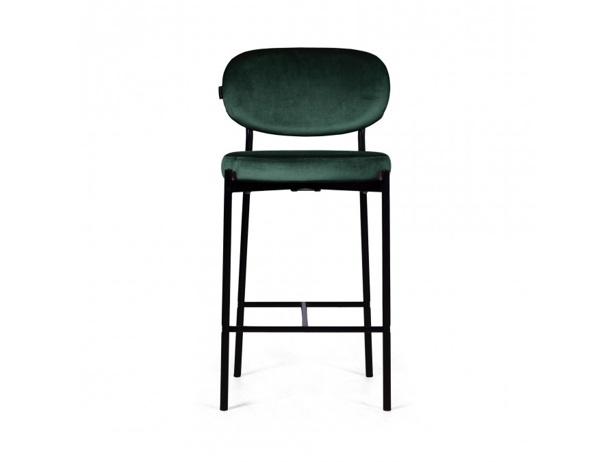 Стул полубарный Mason, бархат зеленый 19