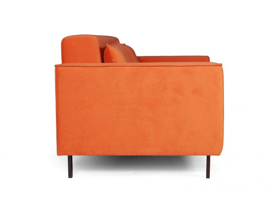 Клаб диван-кровать прямой, велюр Frost fox