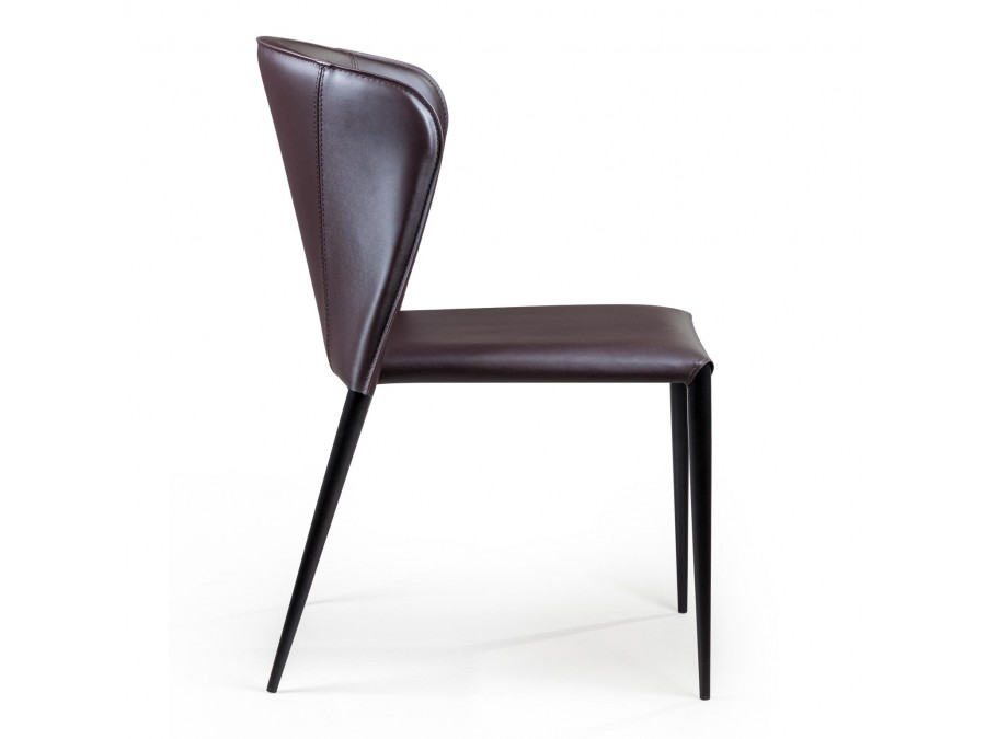 Стул Albert, кожа коричневый