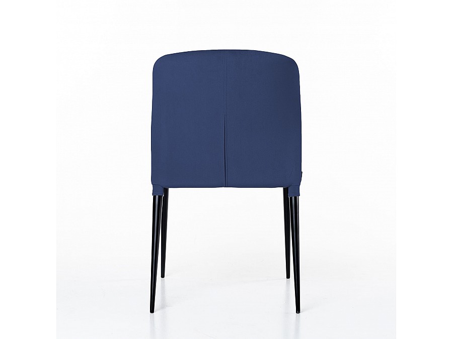 Стул Albert (Альберт), бархат синий 29