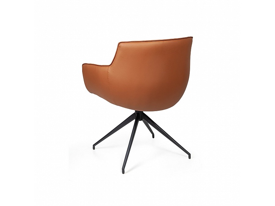 Полукресло Sofia, экокожа soft-touch, терракот