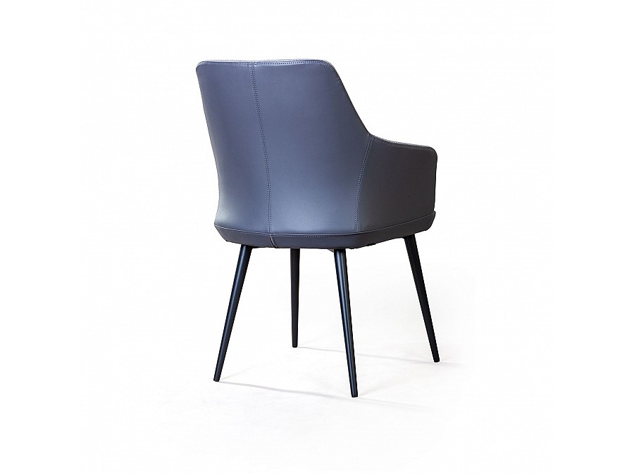 Стул с подлокотниками Frank, рогожка комби серый