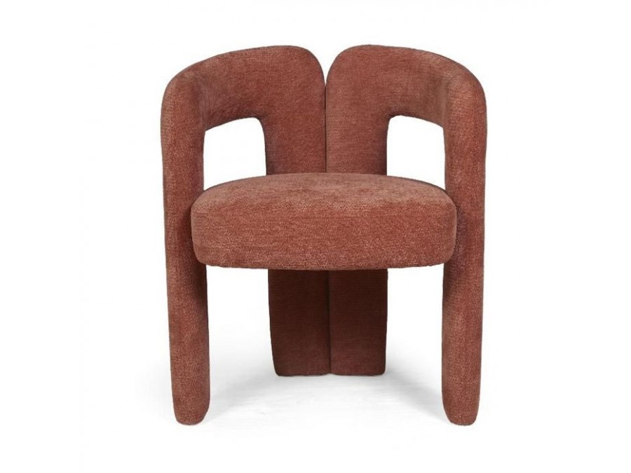 Полукресло Angie, шенилл Reef coral