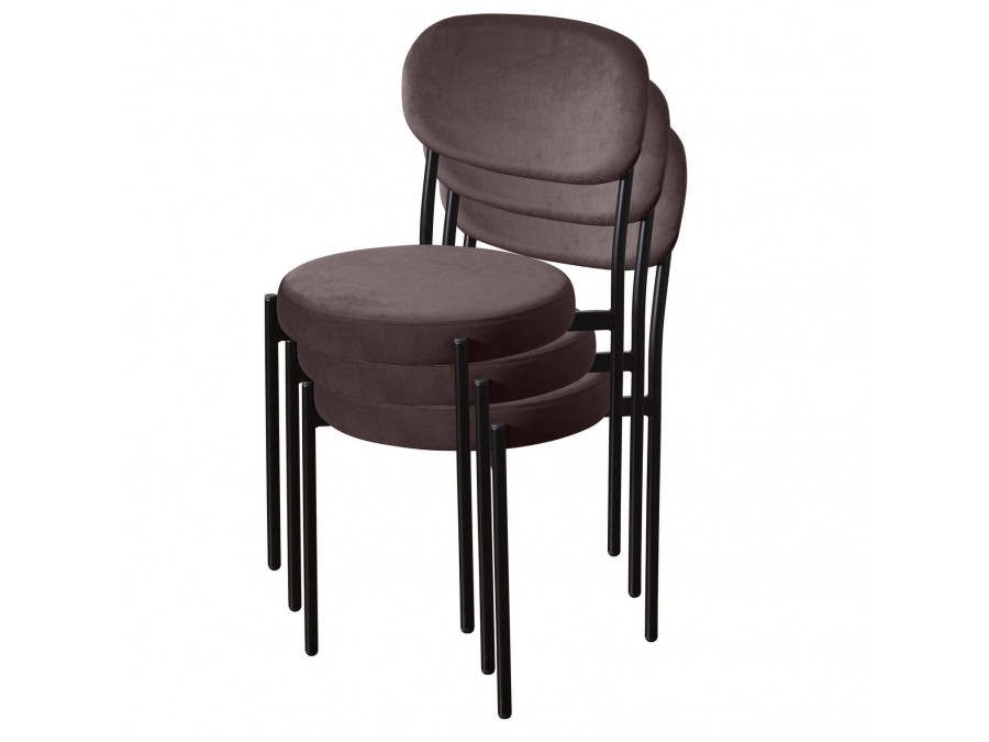 Стул Mason, бархат антрацит 14