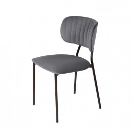 Стул Frost, бархат серый 27