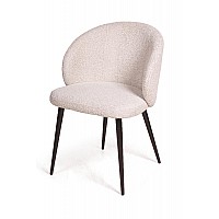 Стул Vito, букле белый / опора конус