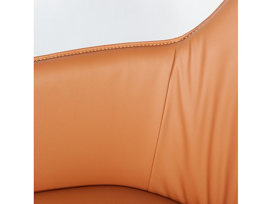 Полукресло Sofia, экокожа soft-touch, терракот